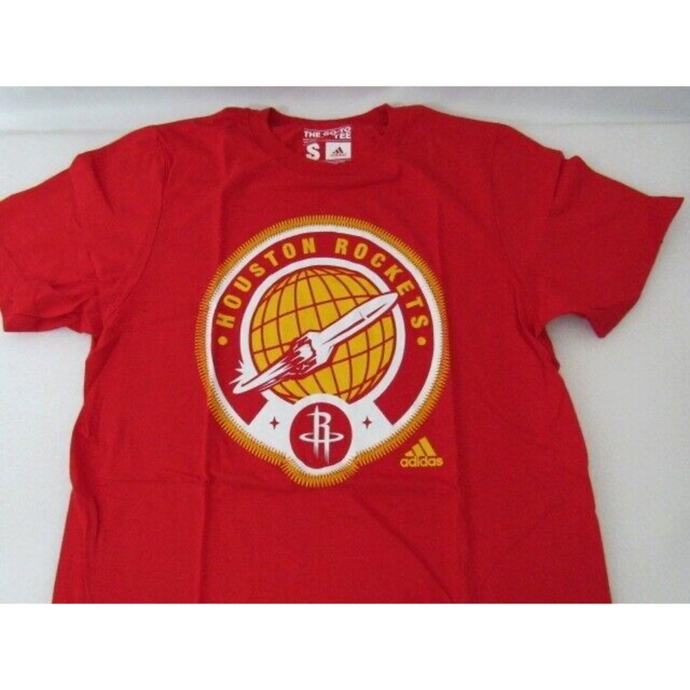 Houston Rockets Cotton Adidas Ultimate Tee Logo Go To Tee Size S